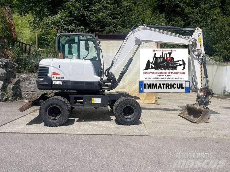 Bobcat E55W Wielgraafmachines