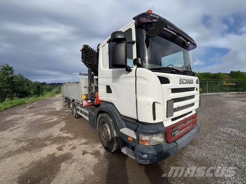 Scania R420 Platte bakwagens