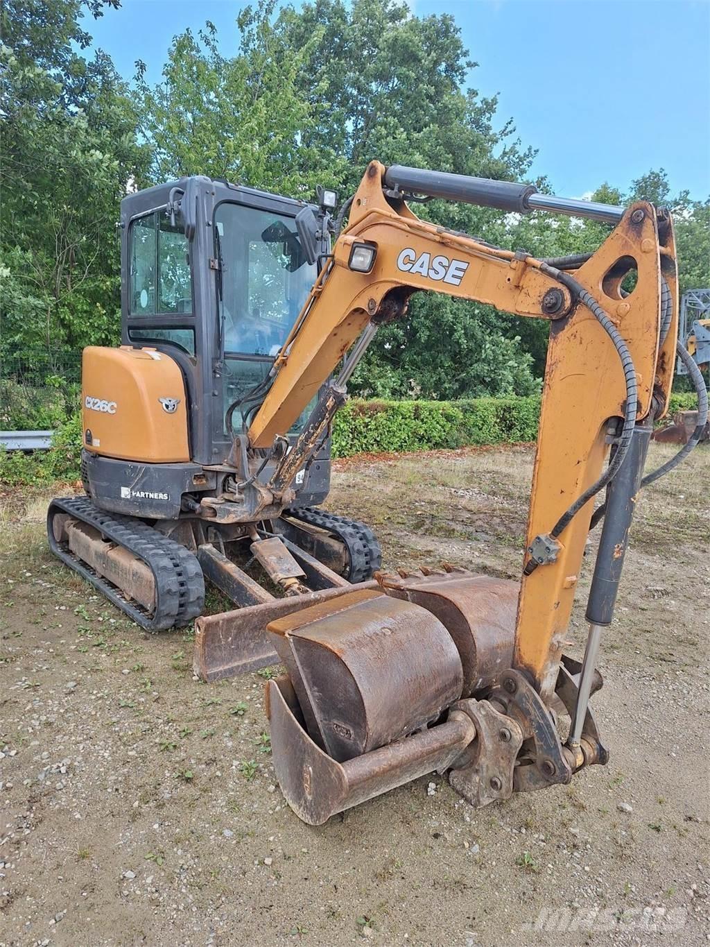 CASE CX26C Minigraafmachines < 7t