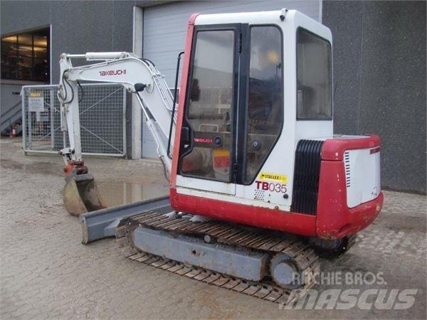 Takeuchi TB035 Minigraafmachines < 7t