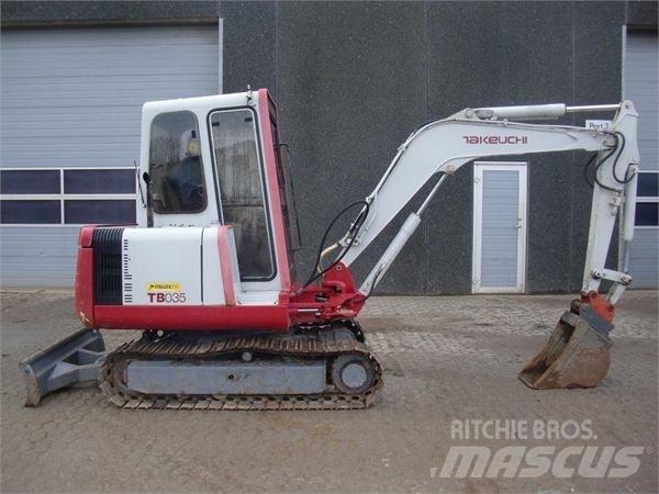Takeuchi TB035 Minigraafmachines < 7t