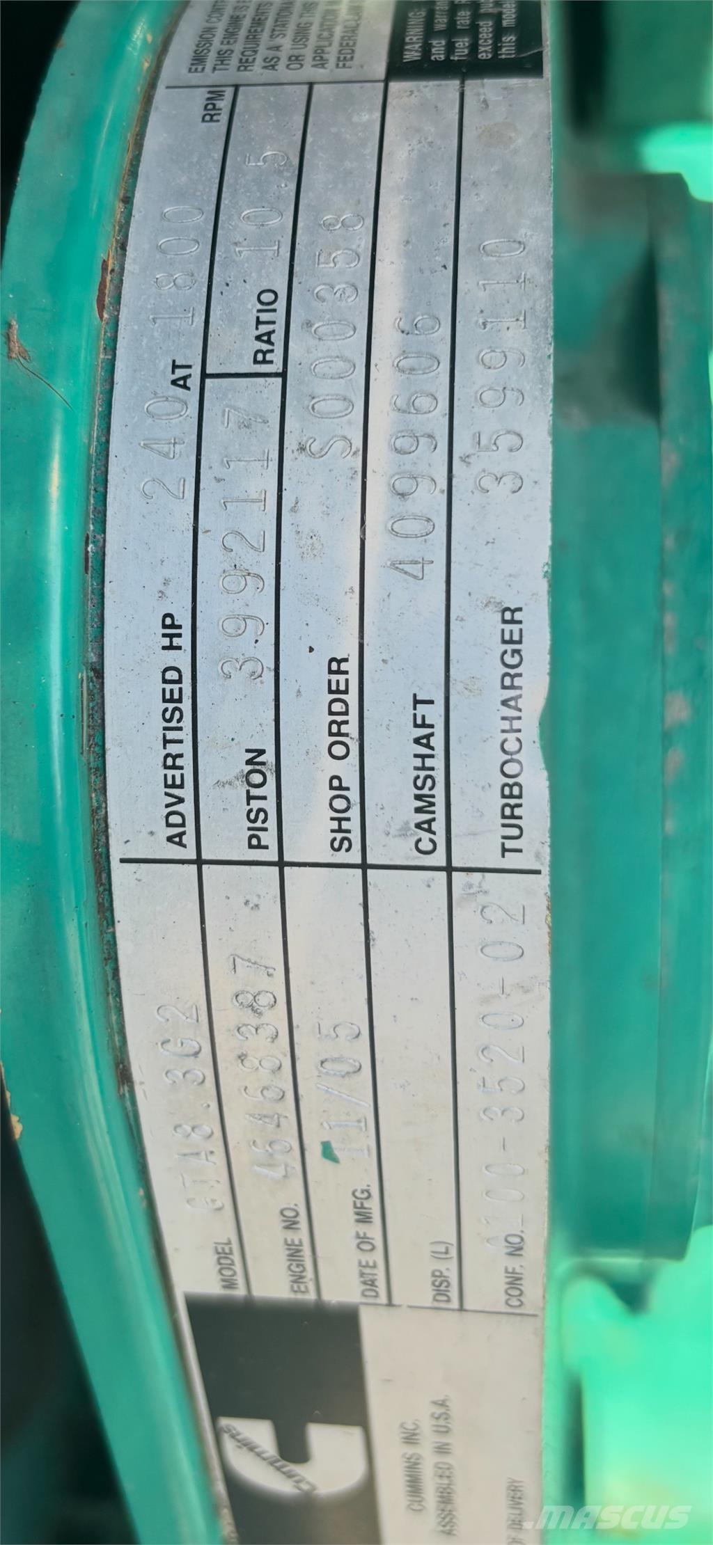 Cummins GTA8.3 Motoren