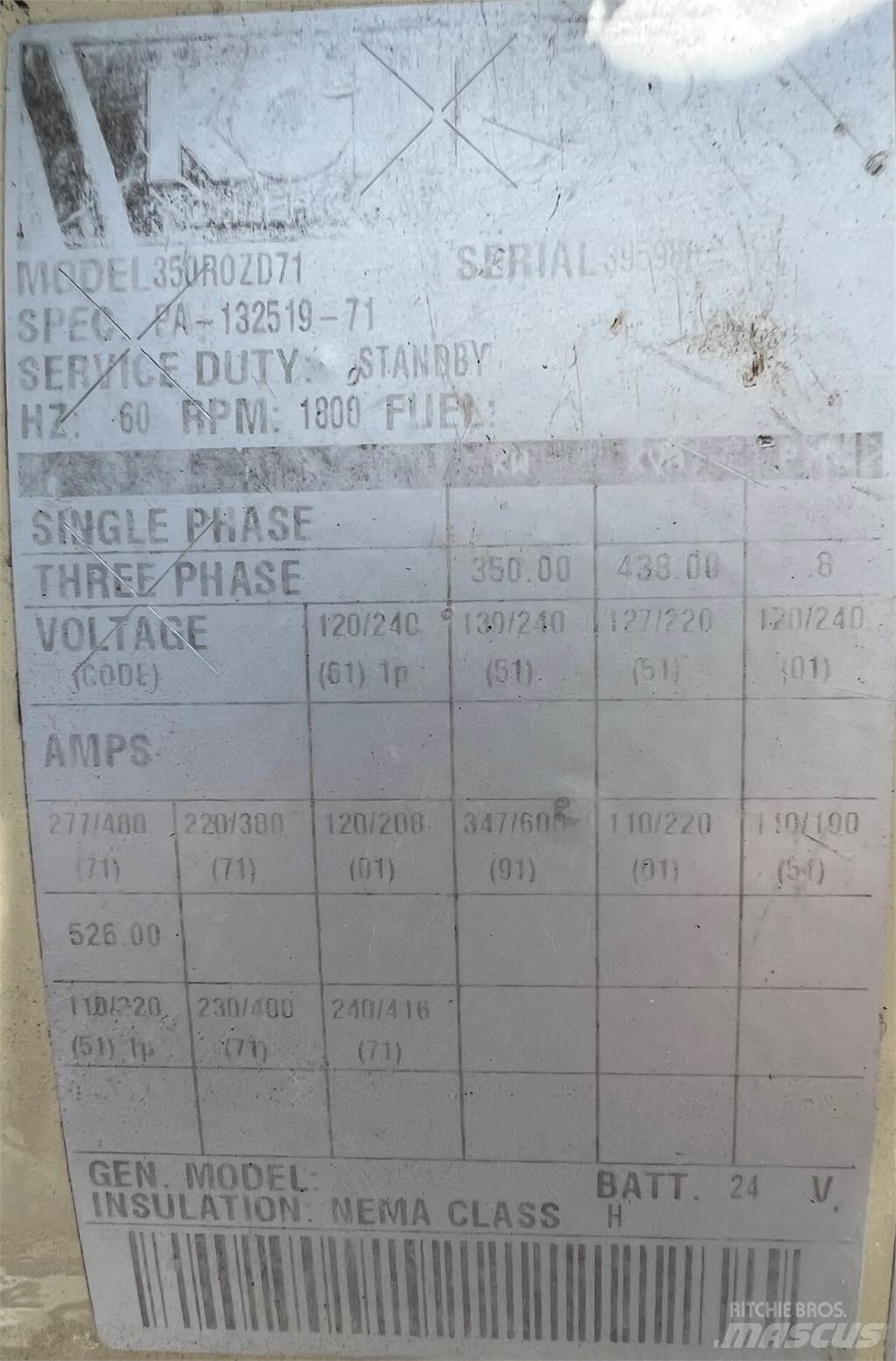 Kohler 350kW Overige generatoren