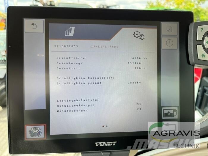 Amazone UX 8601 SUPER Getrokken spuitmachines