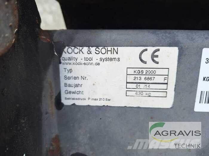 Kock KGS 2000 XL Overige accessoires voor tractoren