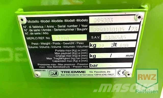 Merlo Cingo M 8.3 EVO Verreikers voor landbouw