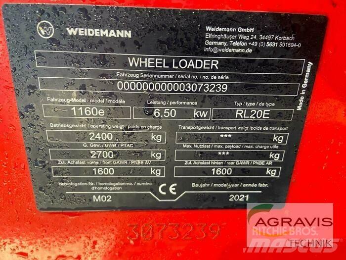 Weidemann 1160E Wielladers