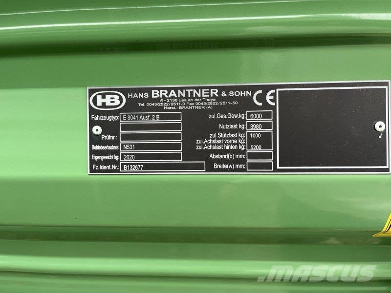 Brantner E6040 Kipperaanhangers