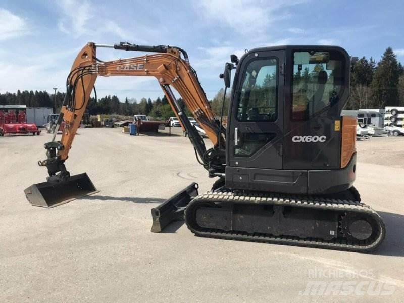 CASE CX60C Minigraafmachines < 7t