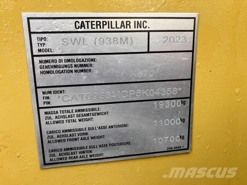 CAT 938M Wielladers