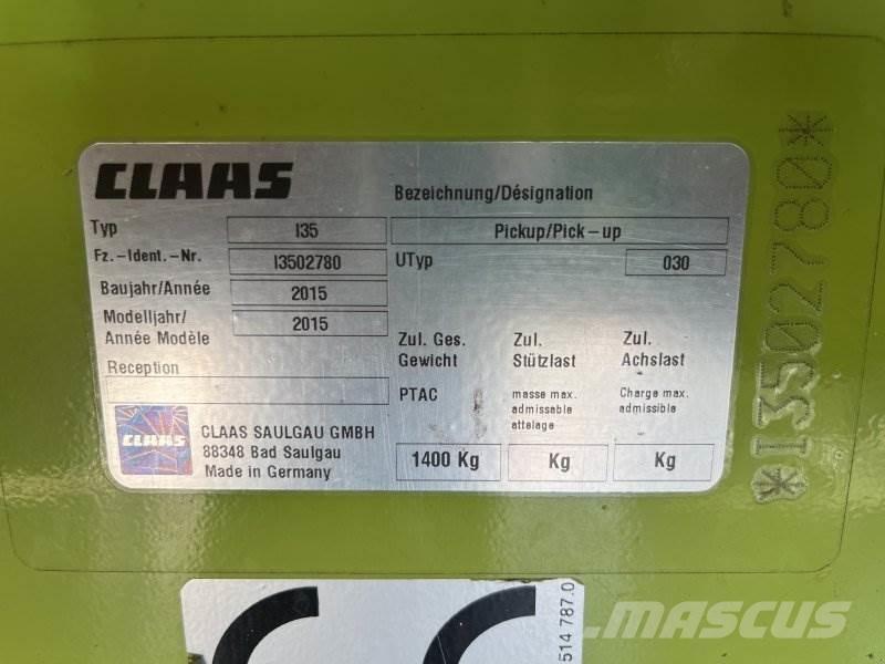 CLAAS Pick-Up Maaidorser aanbouwdelen