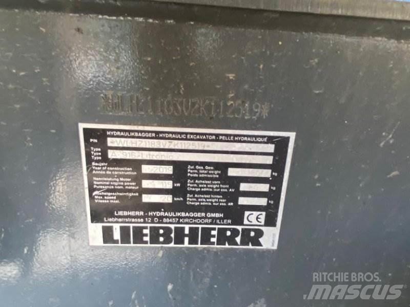 Liebherr A 916 Wielgraafmachines