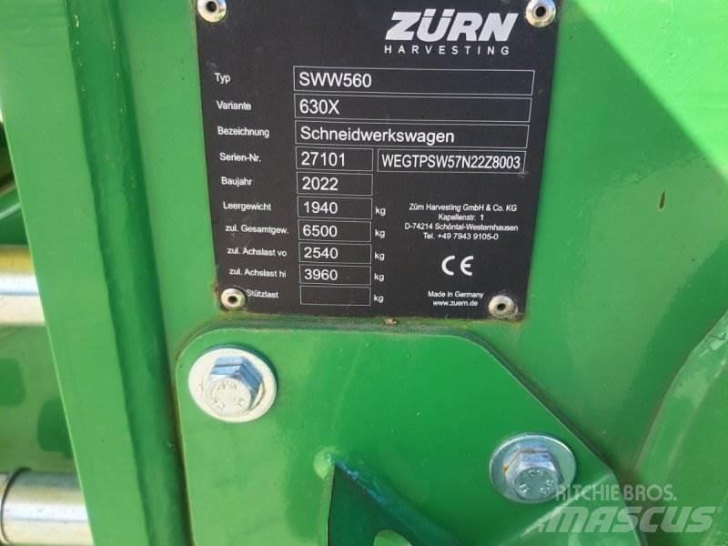 Zürn SWW 560 Maaidorser aanbouwdelen