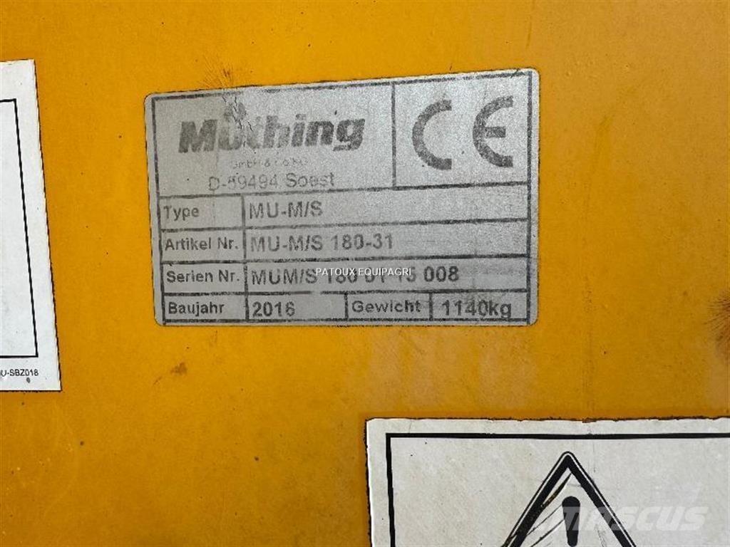 Müthing MU/MS-180 Rotorkopeggen / rototillers