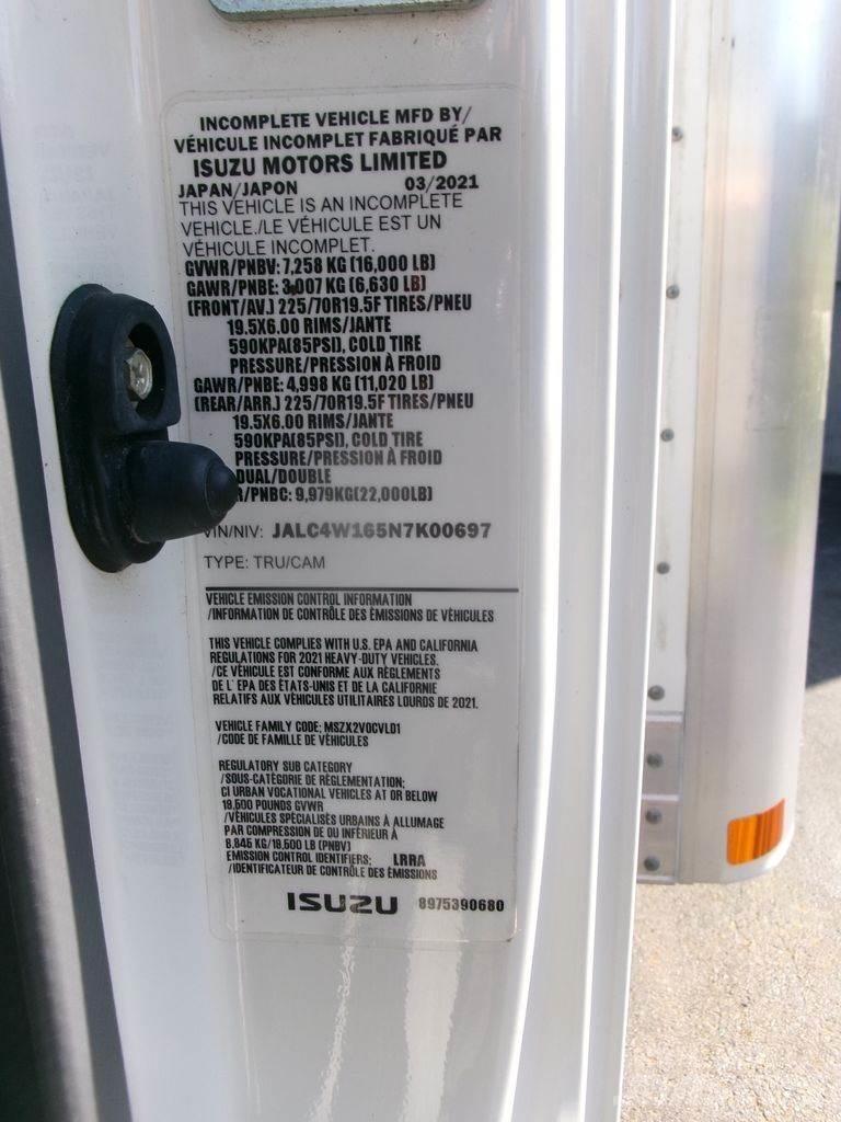 Isuzu FVR Bakwagens met gesloten opbouw