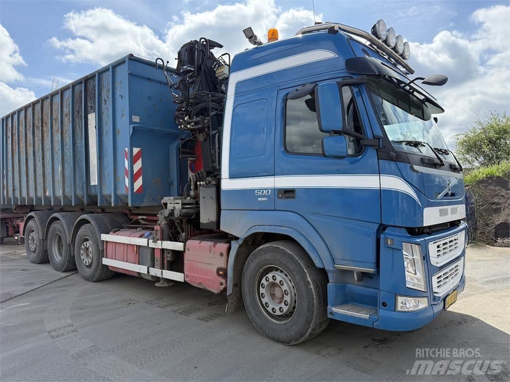 Volvo FM450 Containertrucks met kabelsysteem