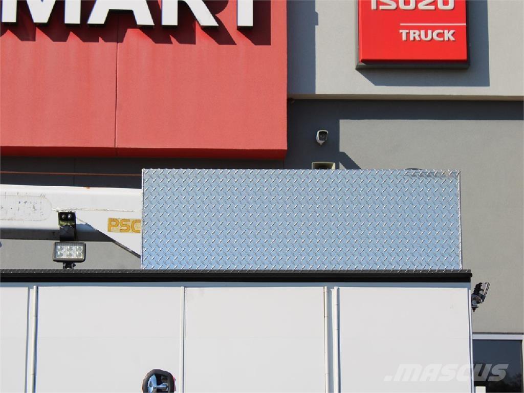 Kenworth T370 Vlakke laadvloer met kraan