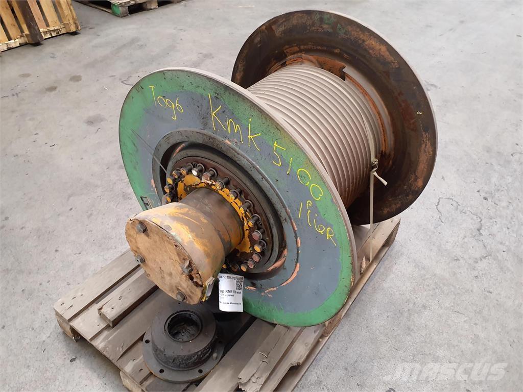 Krupp KMK 5100 winch Kranen onderdelen en gereedschap