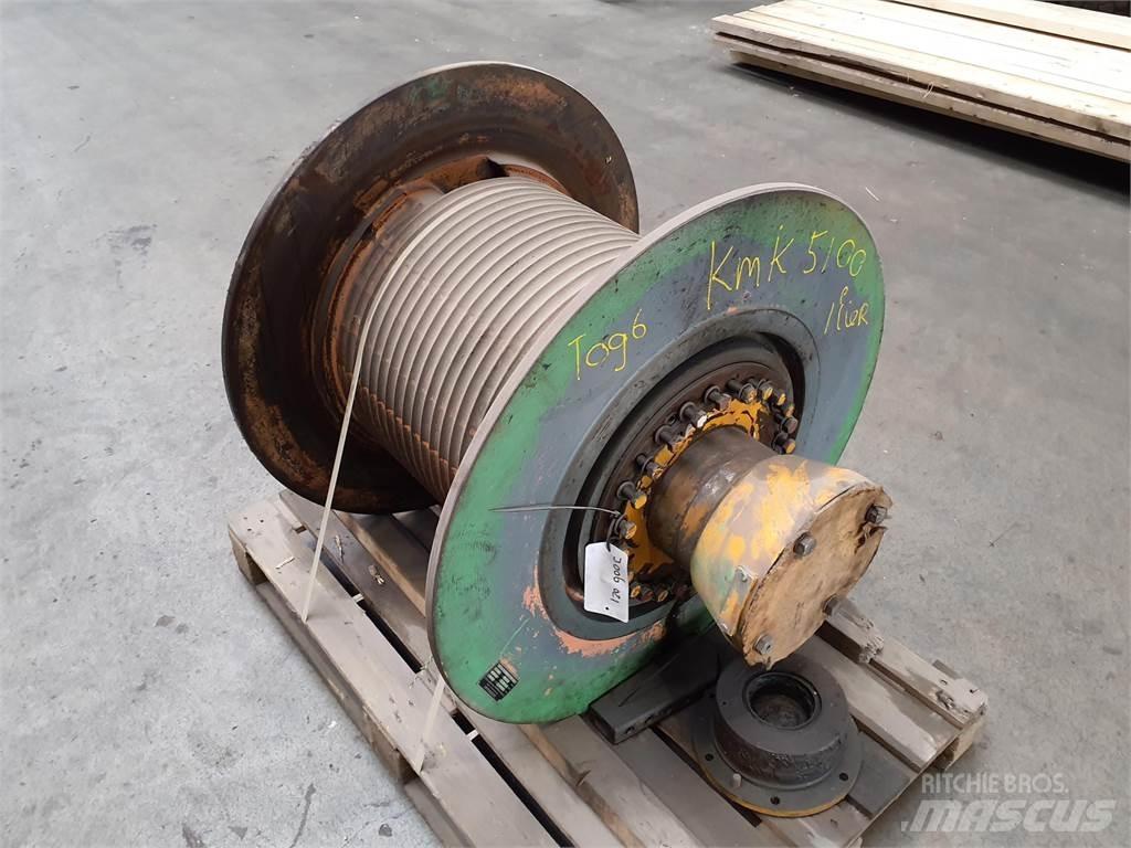 Krupp KMK 5100 winch Kranen onderdelen en gereedschap