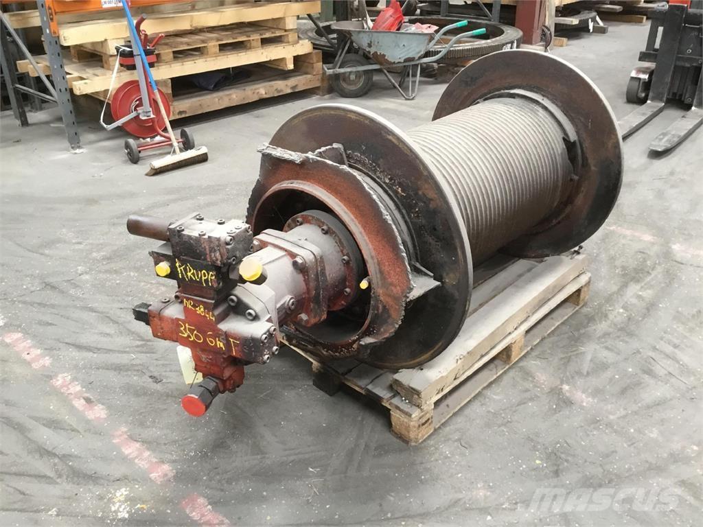 Krupp KMK 8350 winch Kranen onderdelen en gereedschap