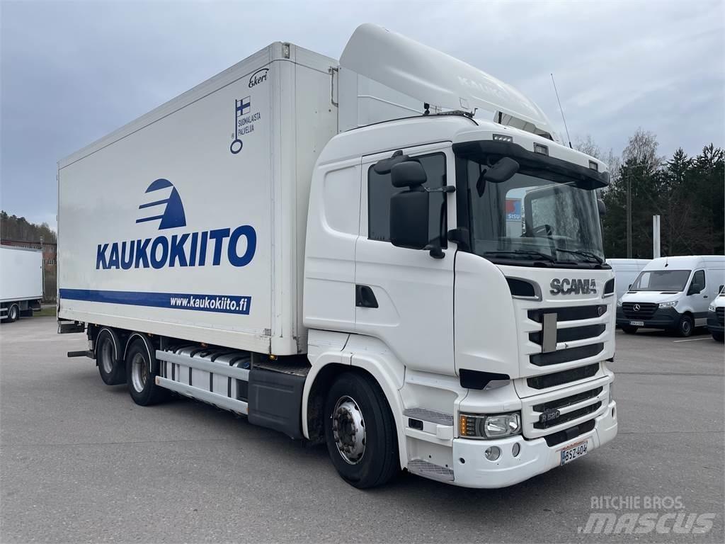 Scania R520 Bakwagens met gesloten opbouw