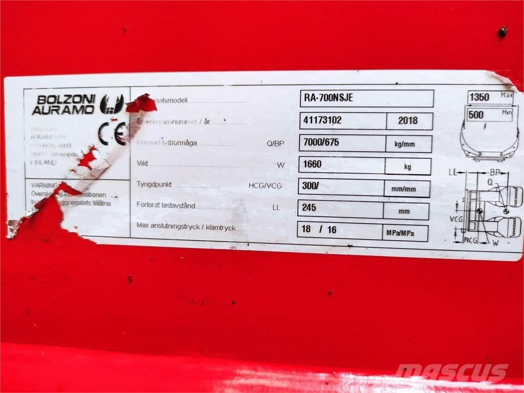 Bolzoni RA-700NSJE Laden en Lossen - overige