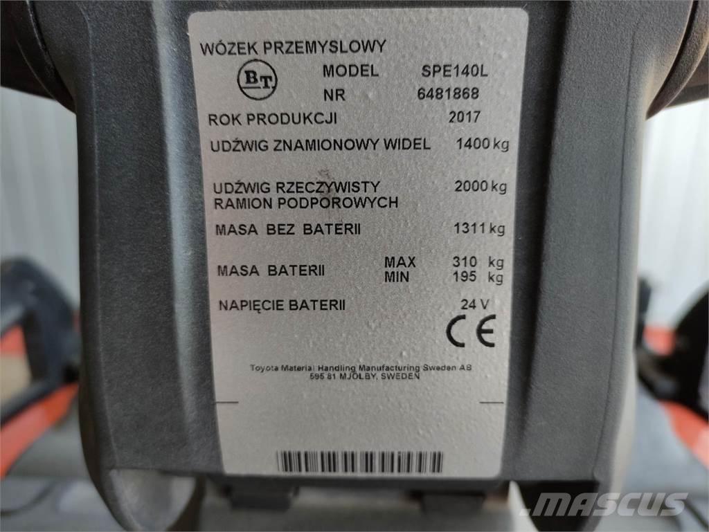 BT SPE140 L Stapelaar meeloop
