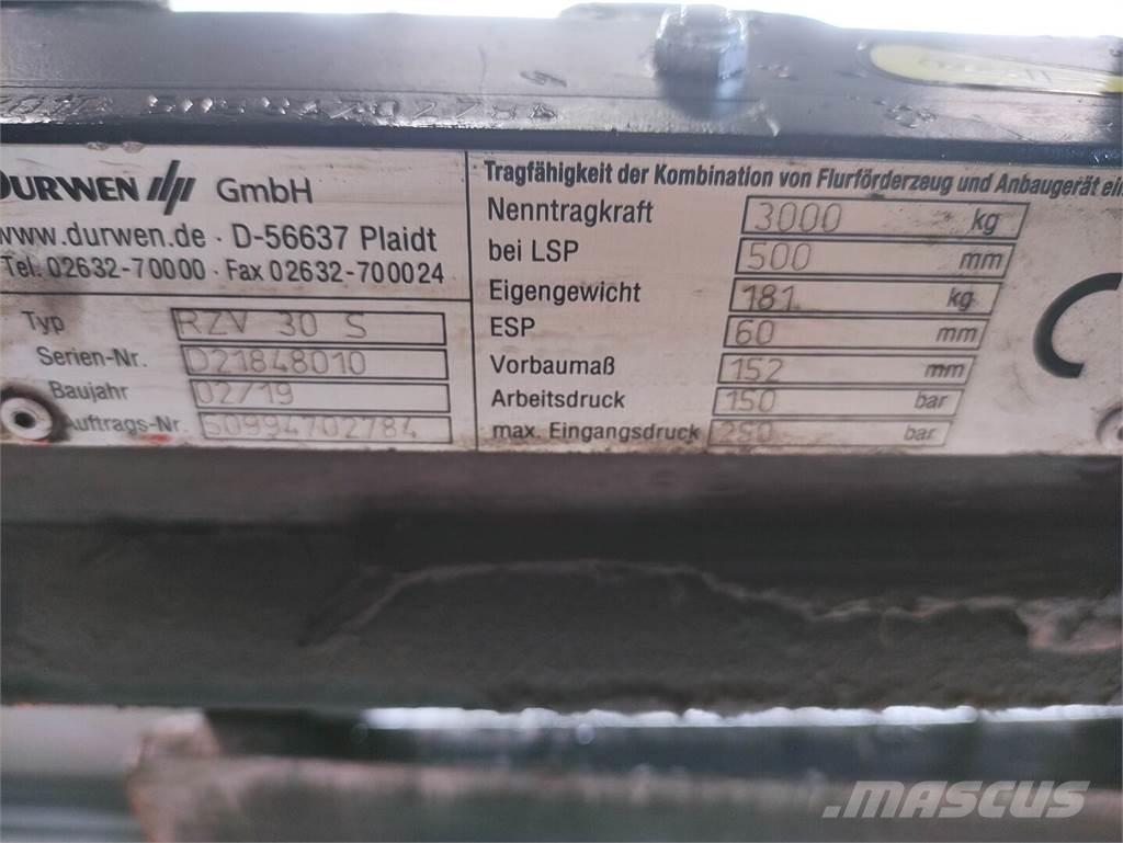 Durwen RZV 30S Laden en Lossen - overige