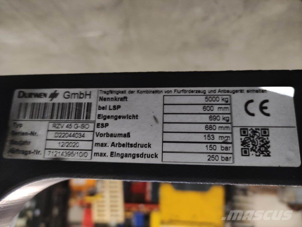 Durwen RZV45 (G-SO) Laden en Lossen - overige