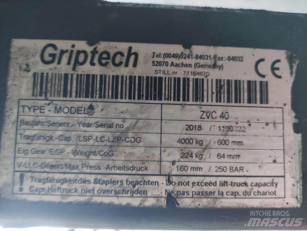 Griptech ZVC 40 Laden en Lossen - overige