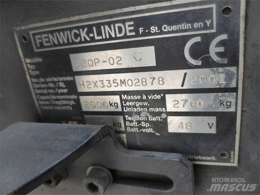 Linde E20P-02-335 Elektrische heftrucks