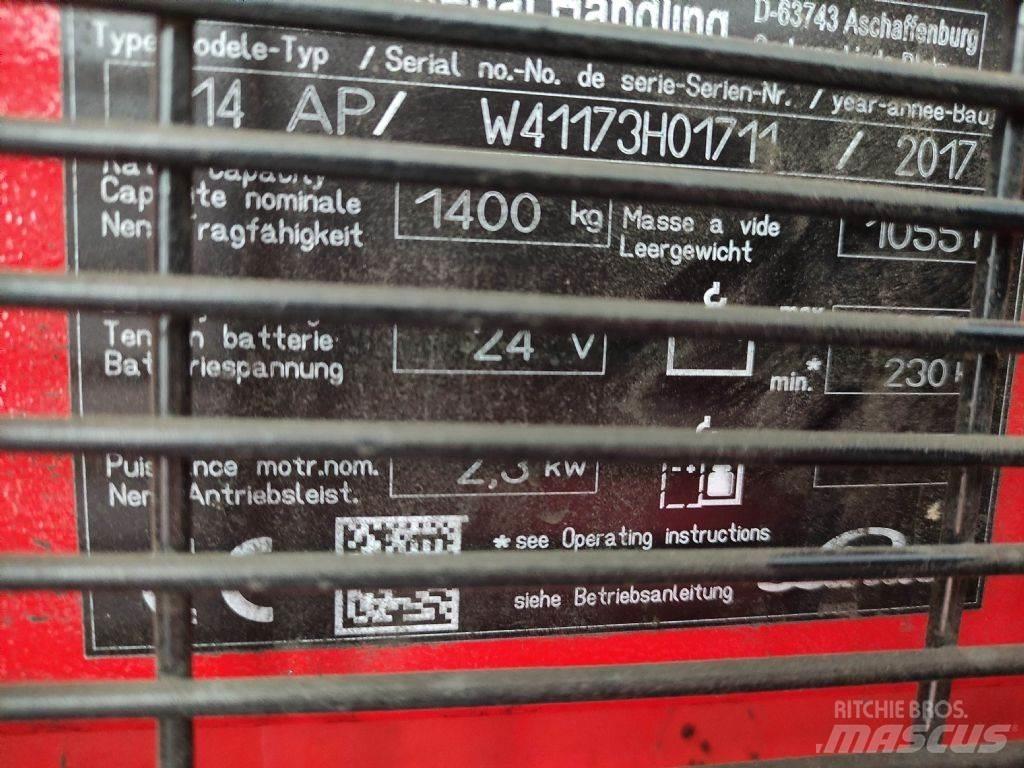 Linde L14APi Stapelaar meeloop