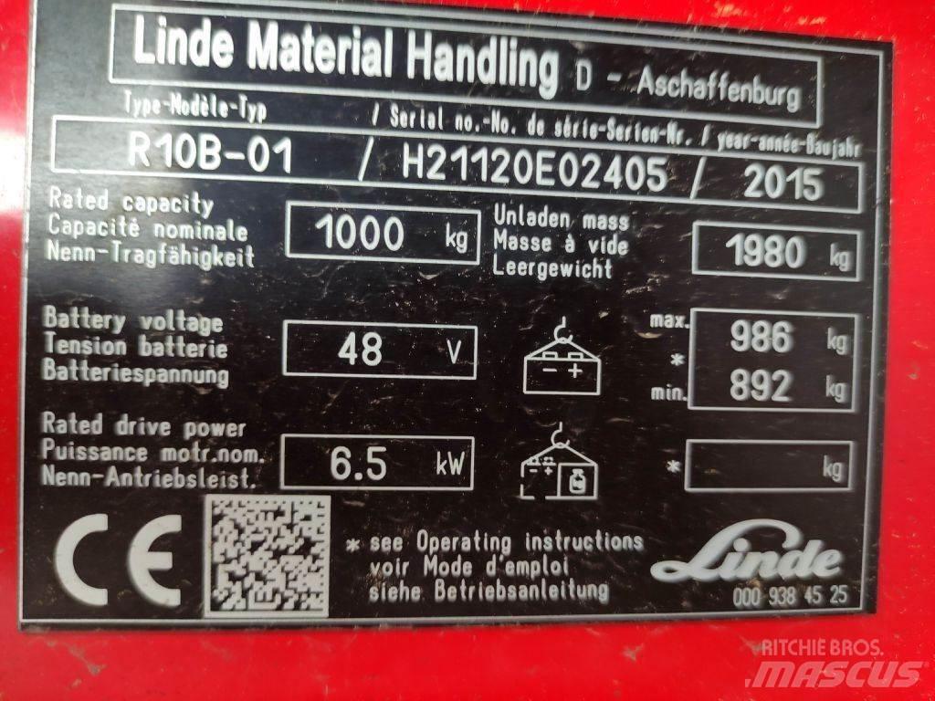 Linde R10B-01-112 Reachtruck voor hoog niveau