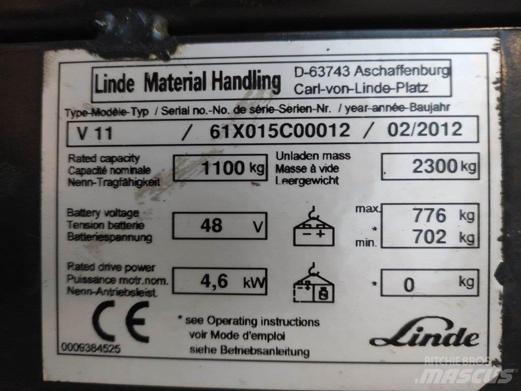 Linde V11 Orderpicker voor hoog niveau
