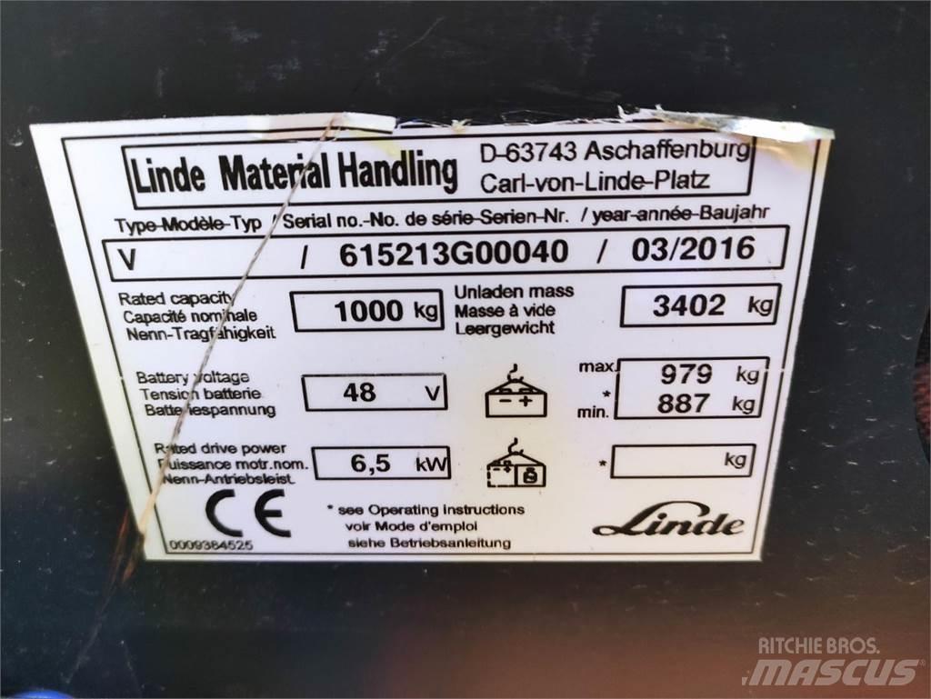 Linde V12 Orderpicker voor hoog niveau
