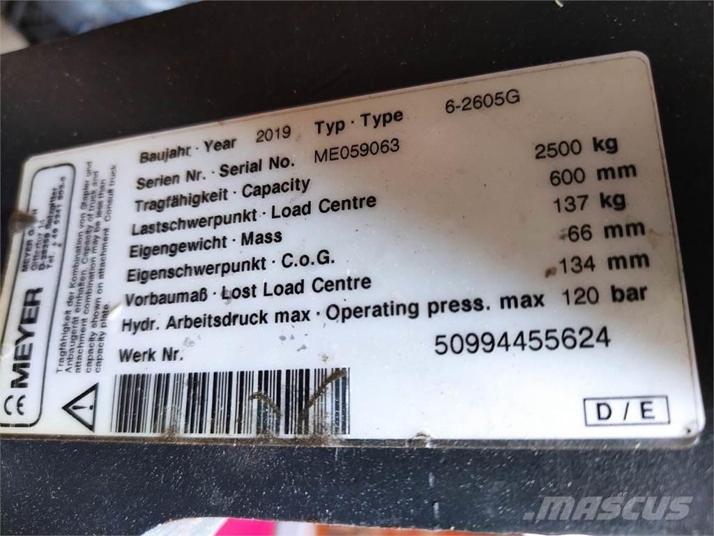 Meyer 6-2605G Laden en Lossen - overige