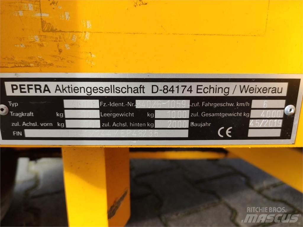 Pefra 4000 Overige aanhangers
