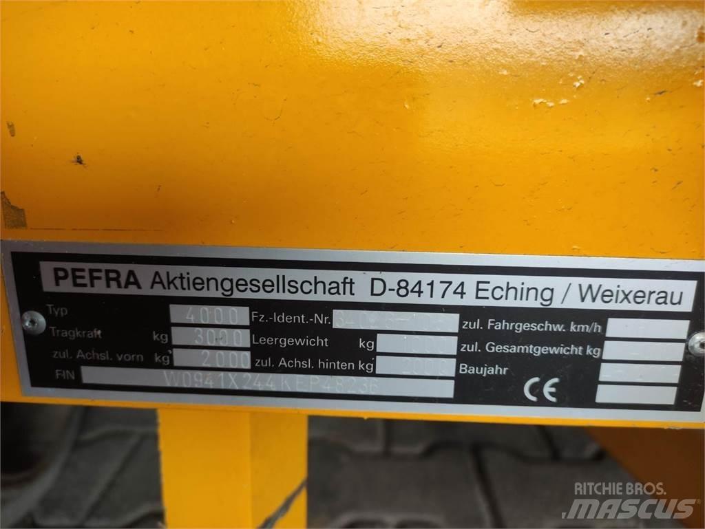 Pefra 4000 Overige aanhangers