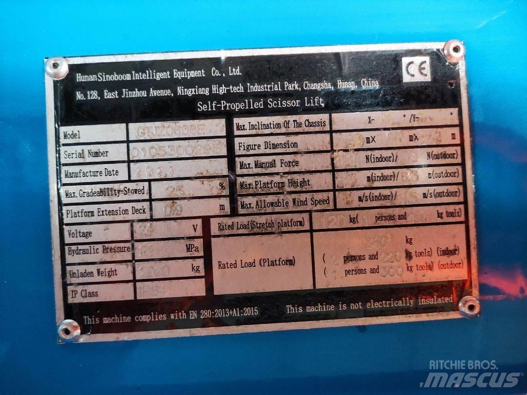 Sinoboom 2132E/GTJZ0608E Schaarhoogwerkers