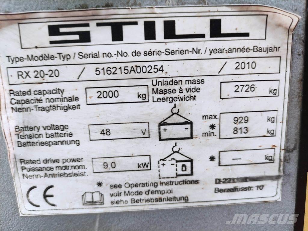 Still RX20-20 Elektrische heftrucks