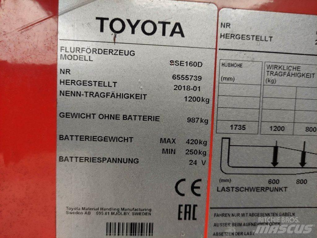 Toyota SSE160D Stapelaar meeloop