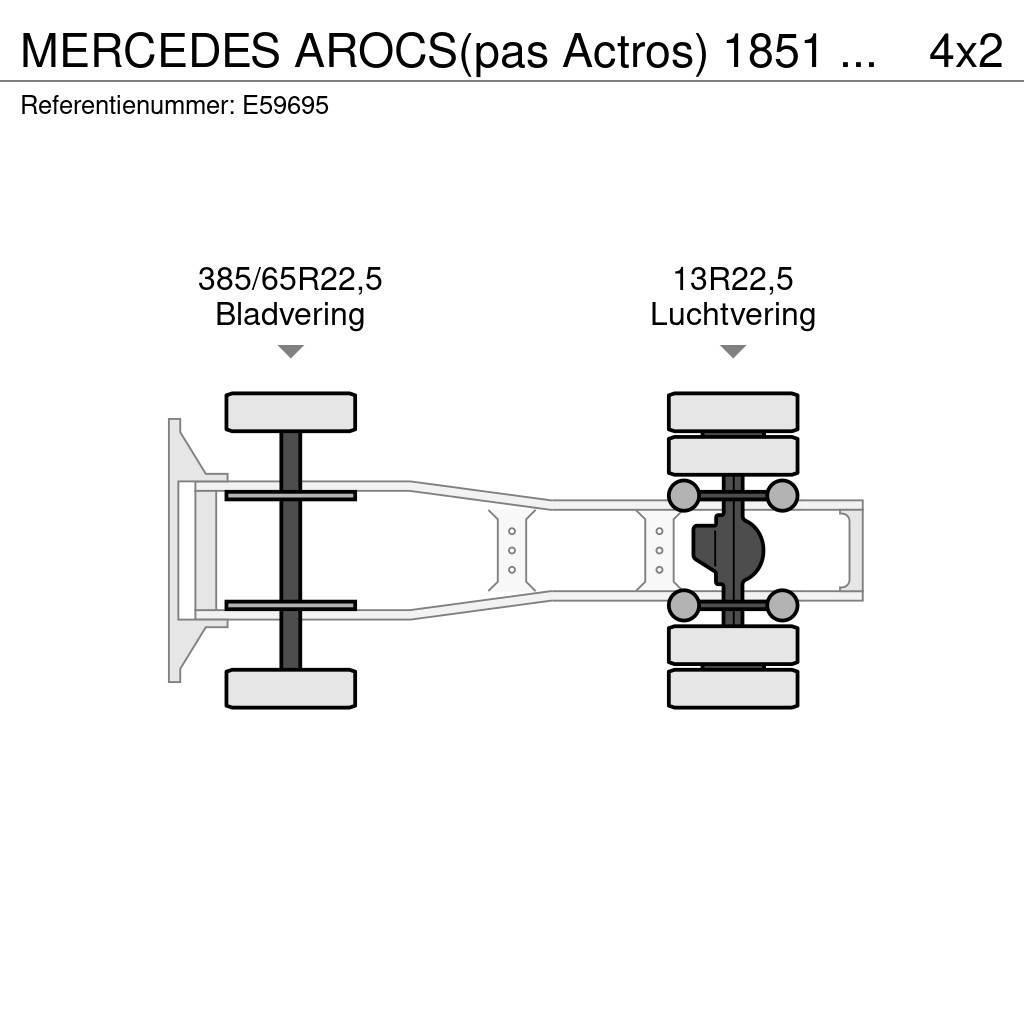 Mercedes-Benz AROCS(pas Actros) 1851 LS+E6+VOITH+HYDR Trekkers