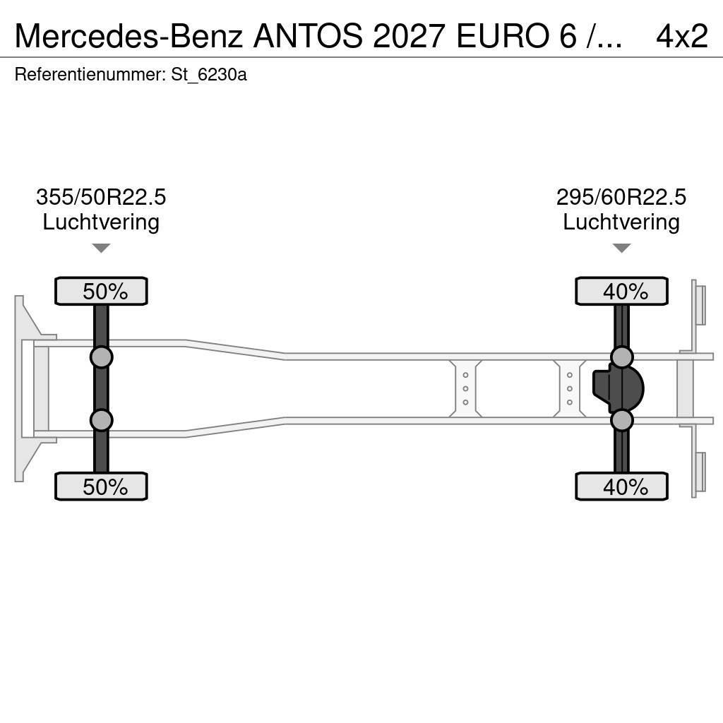 Mercedes-Benz ANTOS 2027 EURO 6 / OPRIJ / MACHINE TRANSPORT Oprijwagen
