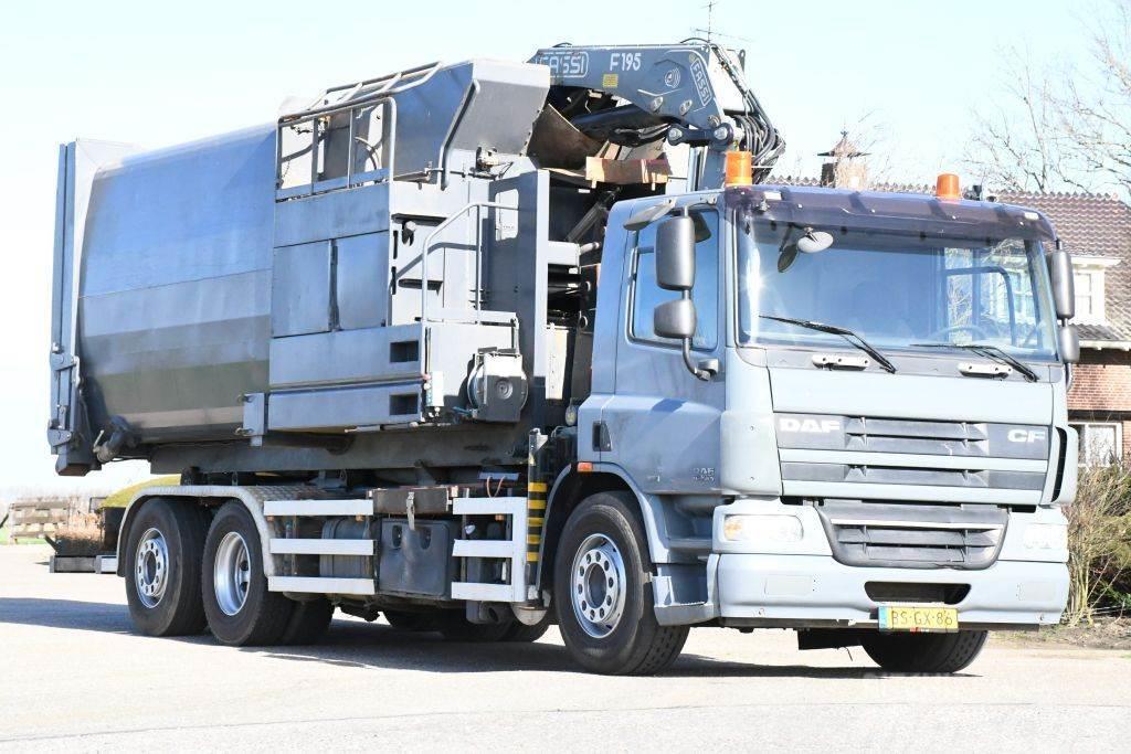 DAF CF75/310 FAN !!KRAAN/HAAK!!PERSCONTAINER!!HIGH PRE Vrachtwagen met containersysteem