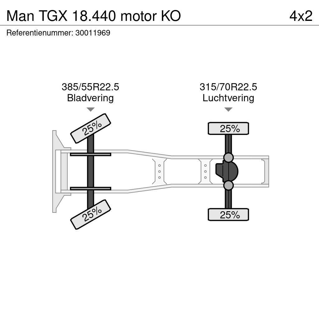 MAN TGX 18.440 motor KO Trekkers
