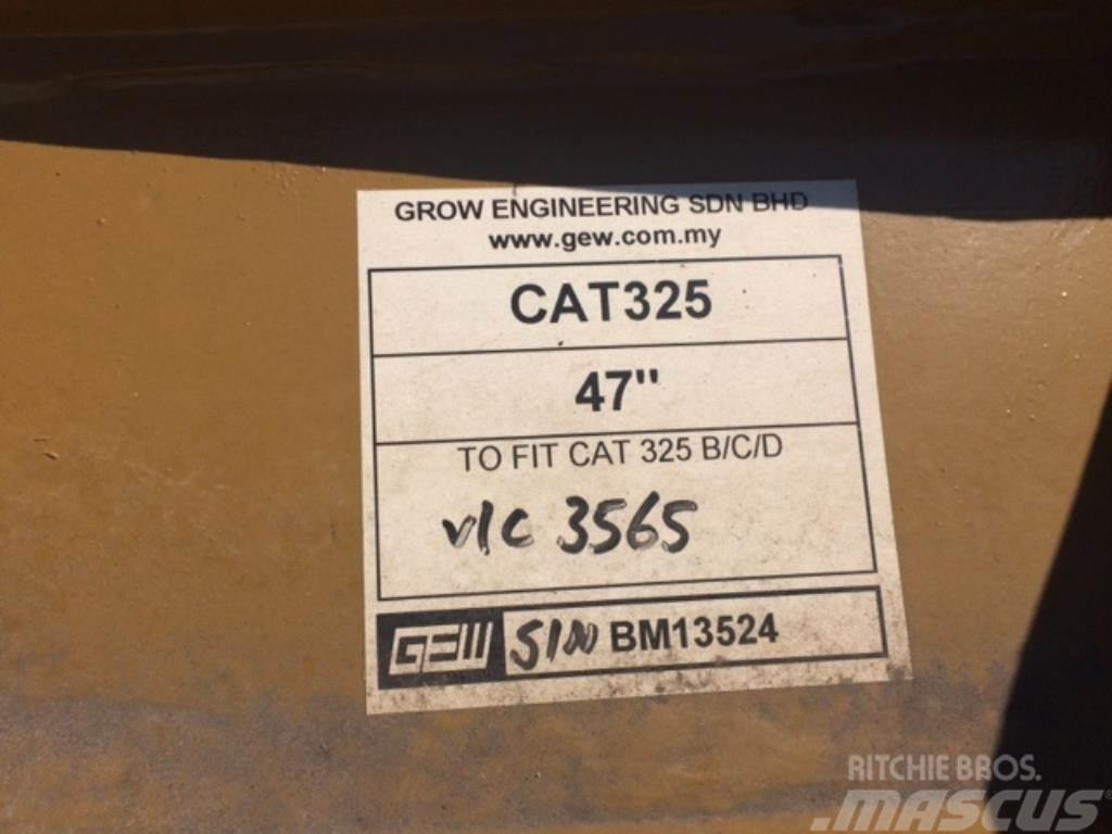 CAT 325B / 325C / 325D 47 inch HDbucket Bakken