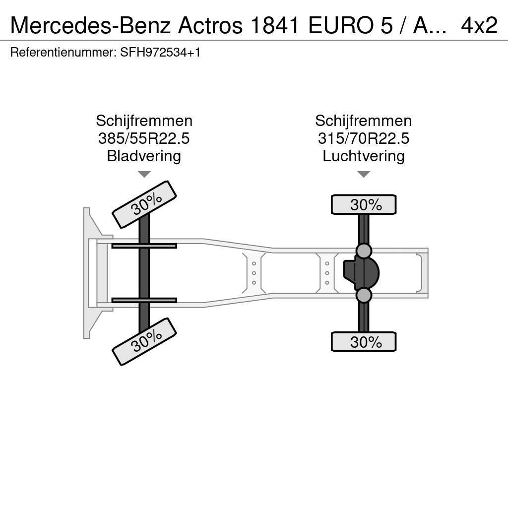 Mercedes-Benz Actros 1841 EURO 5 / AIRCO / RETARDER Trekkers