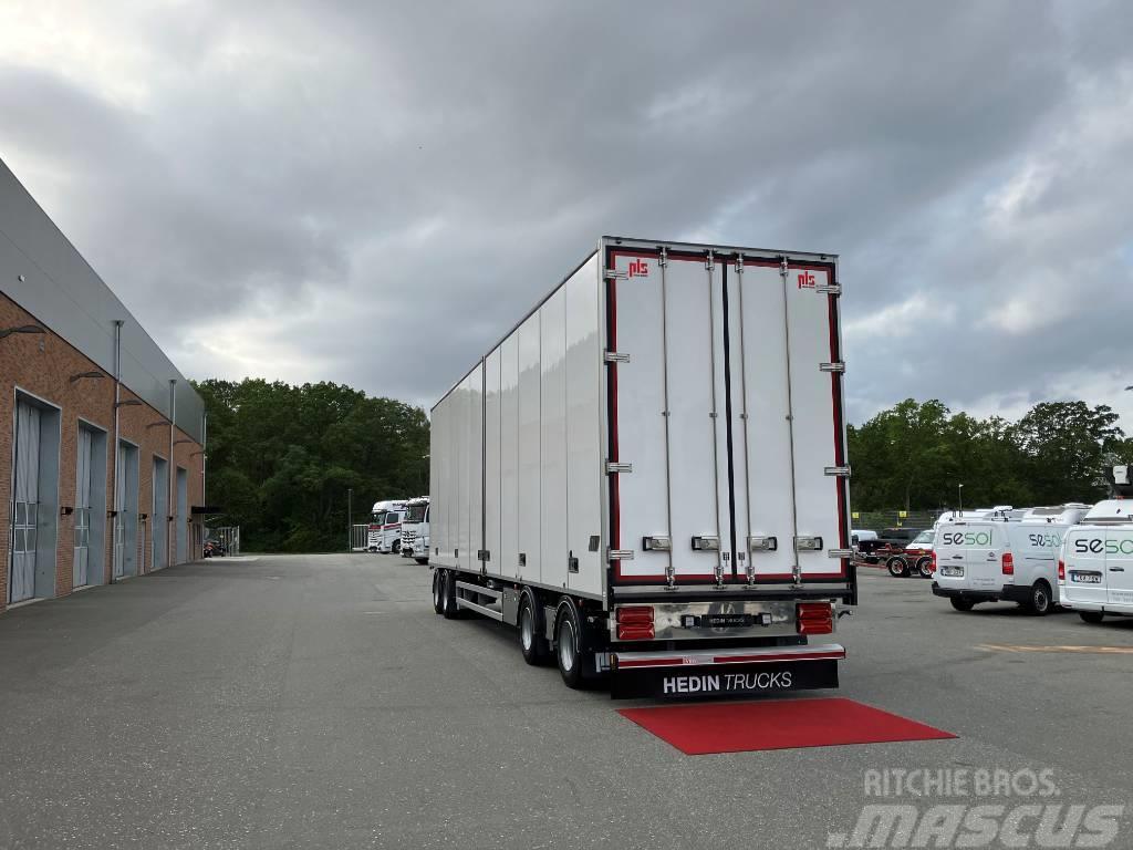 PLS Släpvagn 38t 4-axl ÖBS, Omgående lev Gesloten opbouw trailers