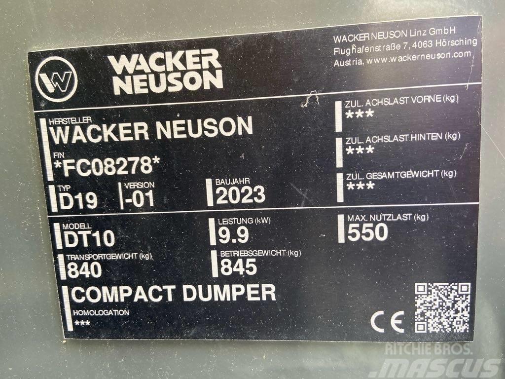 Wacker Neuson DT10 Rupsdumpers