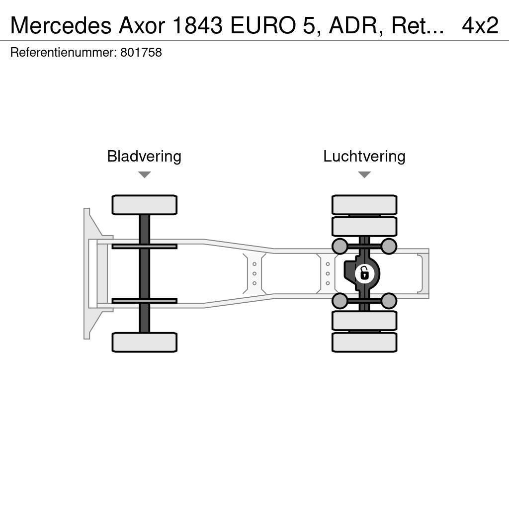 Mercedes-Benz Axor 1843 EURO 5, ADR, Retarder Trekkers